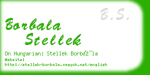 borbala stellek business card